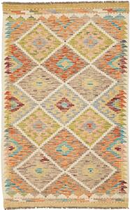 Tappeto Kilim Afghanistan Geometrico Multicolore Pastello 82x131 Cm