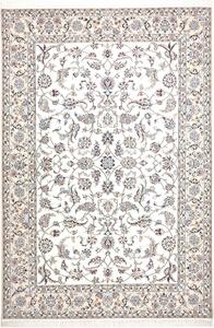 Tappeto Nain 6la Persia Floreale Avorio Blu 160x235 Cm