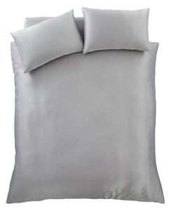Biancheria da letto singola grigia 135x200 cm Silky Soft - Catherine Lansfield