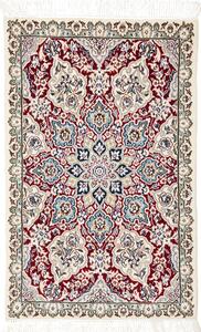 Tappeto Nain 9la Persia Medaglione Rosso Avorio 60x93 Cm