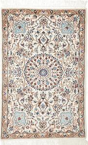 Tappeto Nain 9la Persia Medaglione Panna Azzurro 61x96 Cm