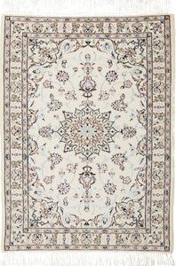 Tappeto Nain 6la Persia Medaglione Crema Blu 65x90 Cm