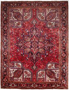 Tappeto Gorawan Persia Geometrico Rosso Blu 260x336 Cm