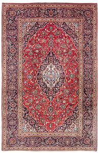 Tappeto Ardakan Persia Medaglione Rosso Blu 197x308 Cm