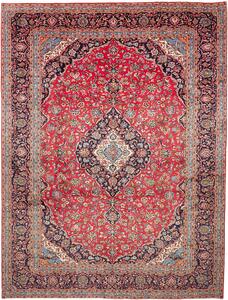 Tappeto Ardakan Persia Medaglione Rosso Blu 297x393 Cm