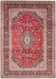 Tappeto Ardakan Persia Medaglione Rosso Blu 252x354 Cm