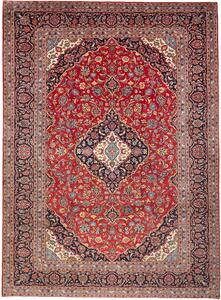 Tappeto Ardakan Persia Medaglione Rosso Blu 257x348 Cm