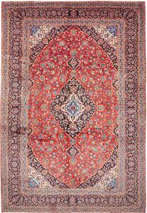 Tappeto Ardakan Persia Medaglione Rosso Blu 303x448 Cm