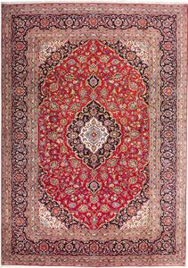 Tappeto Ardakan Persia Medaglione Rosso Blu Notte 247x345 Cm