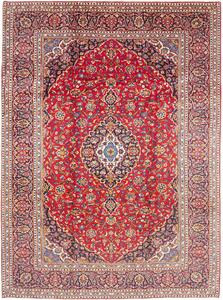 Tappeto Ardakan Persia Medaglione Rosso Blu 255x350 Cm