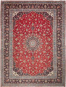 Tappeto Ardakan Persia Medaglione Rosso Blu 295x400 Cm