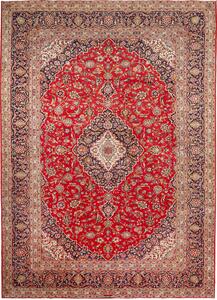 Tappeto Ardakan Persia Medaglione Rosso Blu 257x357 Cm