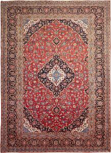 Tappeto Ardakan Persia Medaglione Rosso Blu 290x400 Cm