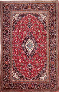Tappeto Ardakan Persia Medaglione Rosso Blu 199x299 Cm