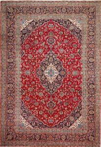 Tappeto Ardakan Persia Medaglione Rosso Blu 253x360 Cm