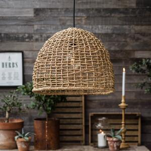PR Home Lampada a sospensione Cebu, dimmerabile, Legno chiaro, Soggiorno / Sala da pranzo, Legno, Campagna / Rustiche, Lampada a sospensione