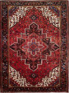 Tappeto Gorawan Persia Geometrico Rosso Blu Scuro 225x300 Cm