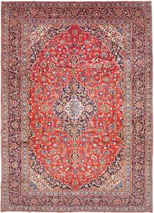 Tappeto Ardakan Persia Medaglione Rosso Blu 293x407 Cm