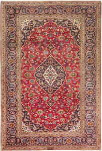 Tappeto Ardakan Persia Medaglione Rosso Blu 205x304 Cm