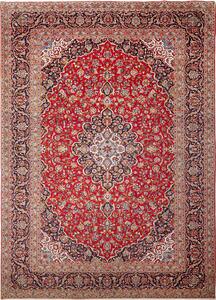 Tappeto Ardakan Persia Medaglione Rosso Blu 306x427 Cm