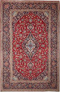 Tappeto Ardakan Persia Medaglione Rosso Blu 200x303 Cm