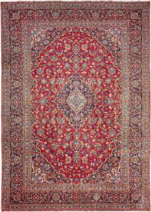 Tappeto Ardakan Persia Medaglione Rosso Blu 260x370 Cm