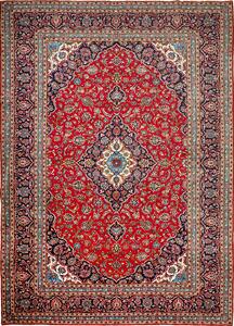 Tappeto Ardakan Persia Medaglione Rosso Blu 248x347 Cm