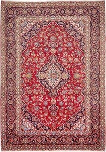 Tappeto Ardakan Persia Medaglione Rosso Blu 250x357 Cm