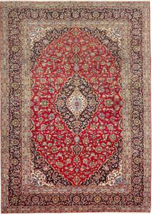 Tappeto Ardakan Persia Medaglione Rosso Blu 248x350 Cm