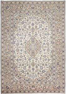 Tappeto Kashan Persia Medaglione Avorio Beige 243x345 Cm