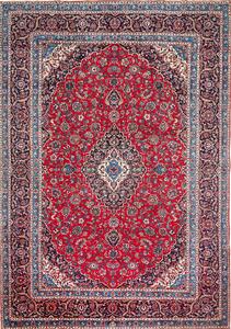 Tappeto Ardakan Persia Medaglione Rosso Blu 250x357 Cm