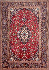 Tappeto Ardakan Persia Medaglione Rosso Blu 242x353 Cm