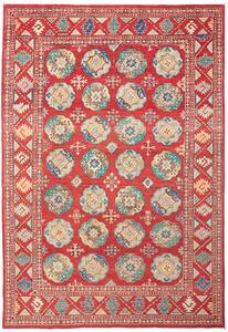 Tappeto Zigler Pakistan Astratto Rosso Policromo 201x293 Cm