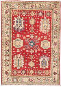 Tappeto Kazak Pakistan Geometrico Rosso Beige 121x170 Cm
