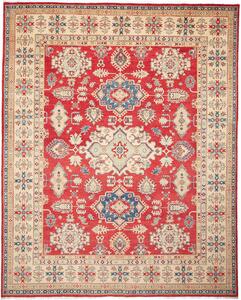 Tappeto Kazak Pakistan Medaglione Rosso Crema 247x308 Cm