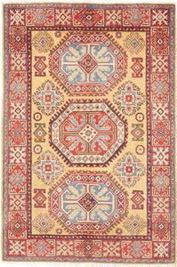 Tappeto Kazak Afghanistan Astratto Beige Rosso 100x153 Cm