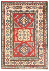 Tappeto Kazak Pakistan Astratto Rosso Blu 103x150 Cm