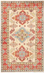 Tappeto Kazak Pakistan Geometrico Crema Rosso 118x192 Cm
