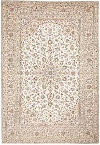 Tappeto Kashan Persia Medaglione Crema Blu 250x365 Cm