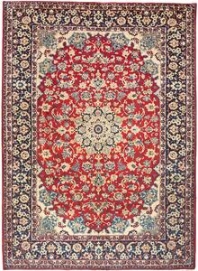 Tappeto Nadjafabad Persia Medaglione Rosso Blu 268x370 Cm