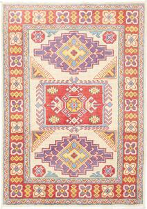 Tappeto Kazak Pakistan Astratto Crema Rosso 84x120 Cm