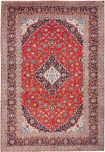 Tappeto Ardakan Persia Medaglione Rosso Blu 250x367 Cm