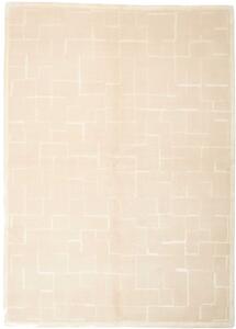 Tappeto Nepal Fine Nepal Geometrico Ecru Beige 170x240 Cm
