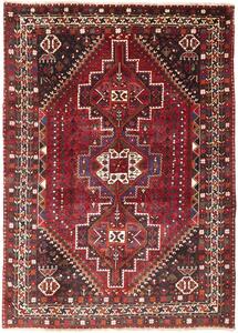 Tappeto Shiraz Persia Geometrico Rosso Blu 186x260 Cm