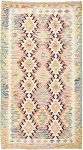 Tappeto Kilim Afghanistan Astratto Multicolor Pastello 104x187 Cm