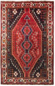 Tappeto Shiraz Persia Geometrico Rosso Blu 160x248 Cm