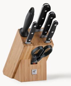 Set ceppo coltelli in legno di bambù Professional 7 pz