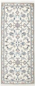 Tappeto Nain Kashmar Persia Floreale Crema Azzurro 83x200 Cm