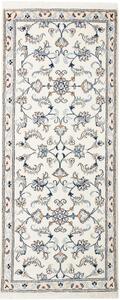 Tappeto Nain Kashmar Persia Floreale Crema Azzurro 80x198 Cm
