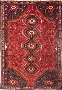 Tappeto Shiraz Persia Geometrico Rosso Indaco 235x337 Cm